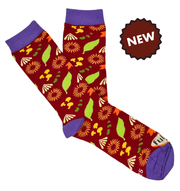 Meias Fula CHULÉ -  Solidária Produzidas em Portugal com algodão orgânico certificado GOTS. 