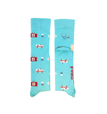 Meias Compressão Medicina CHULÉ - Produzidas em Portugal com algodão orgânico certificado GOTS. 