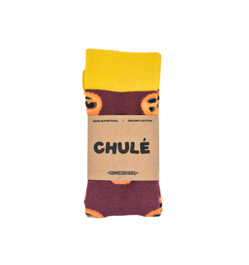 Meias Compressão Bola Berlim CHULÉ Pastel Compressão - Produzidas em Portugal com algodão orgânico certificado GOTS. 