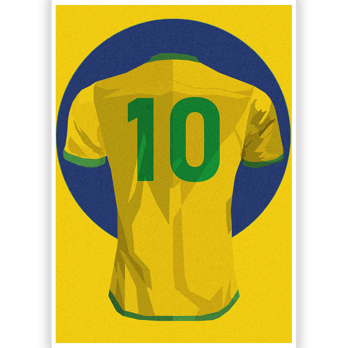 Memoraball socks honoring the greatest number 10 in history, Portuguese craftsmanship and authentic Brazilian flag color