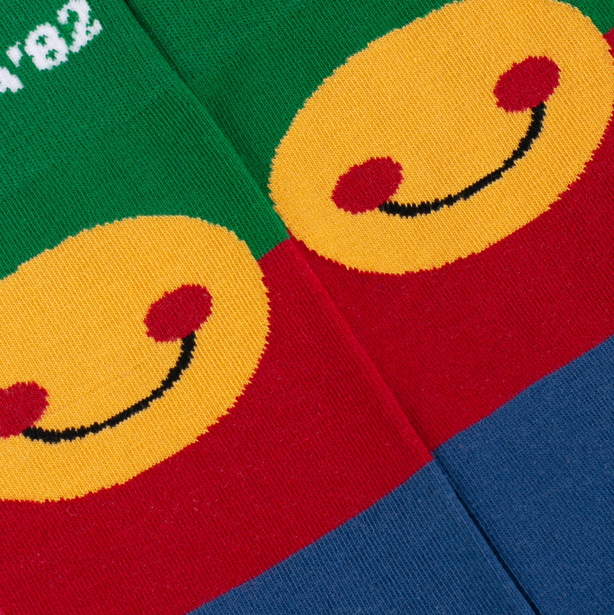 Memoraball socks featuring Spain 82 World Cup mascot and colors