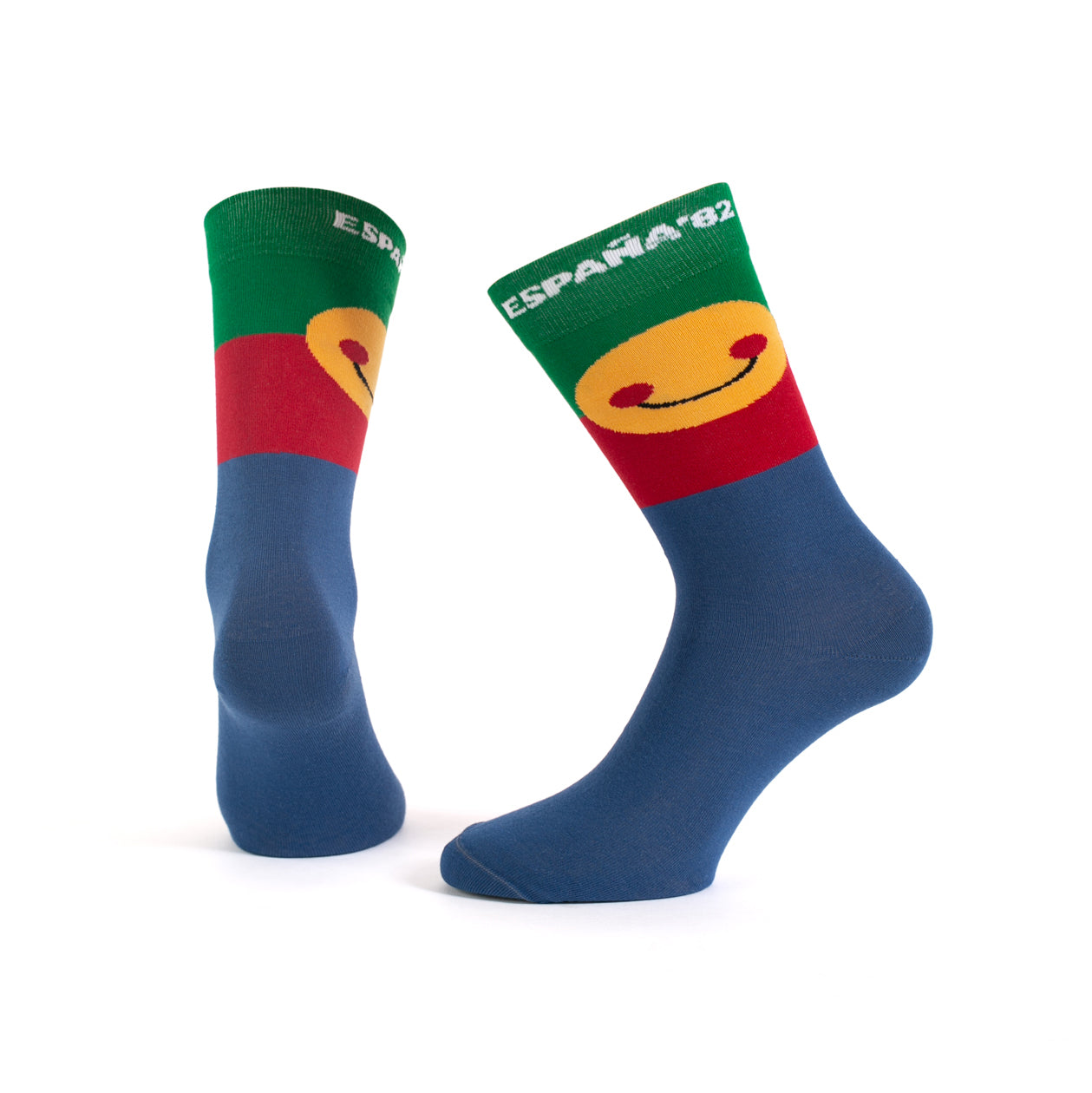 Memoraball socks featuring Naranjito, the official orange mascot of Spain 1982 World Cup