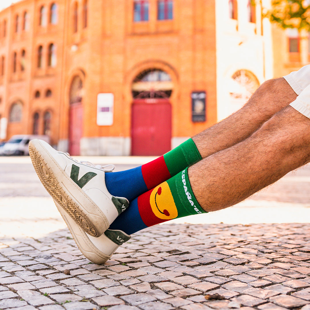 Limited edition football socks celebrating the 1982 World Cup in Spain  and the Naranjito mascot