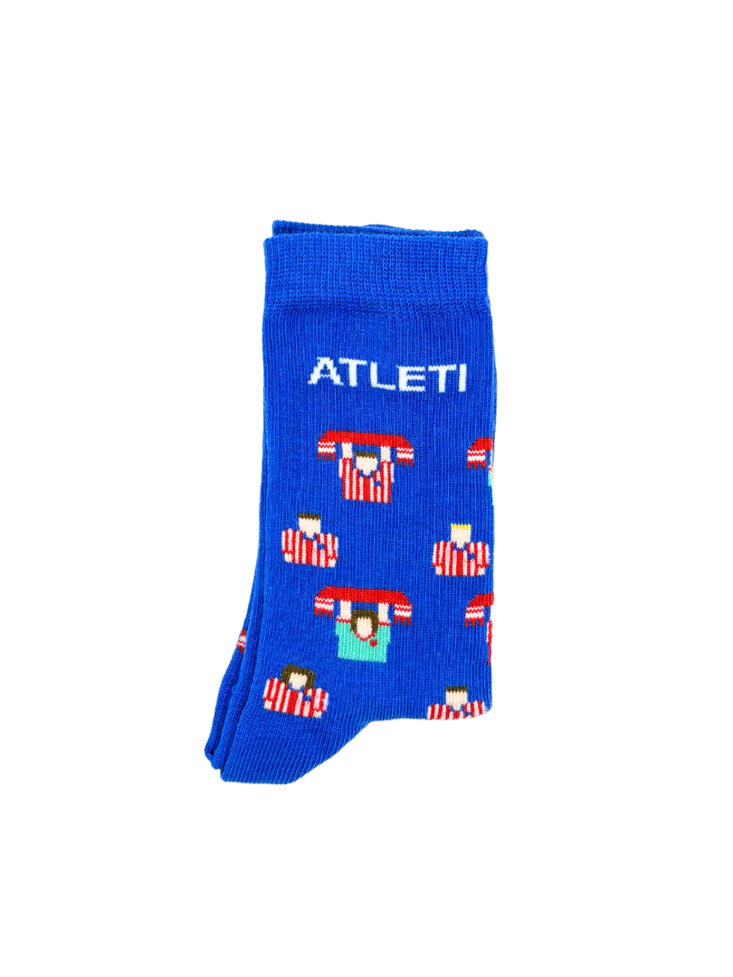 Meias chulezinho Afición Azul  - Design divertido oficial Atlético de Madrid