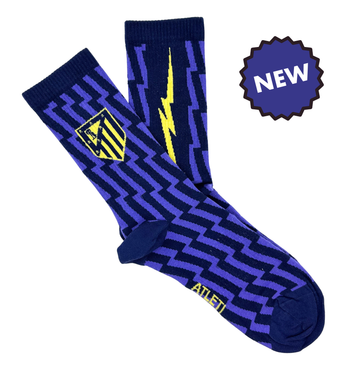 Meias oficiais Atlético de Madrid 2 Equipacion 25/26- CHULÉ algodão orgânico