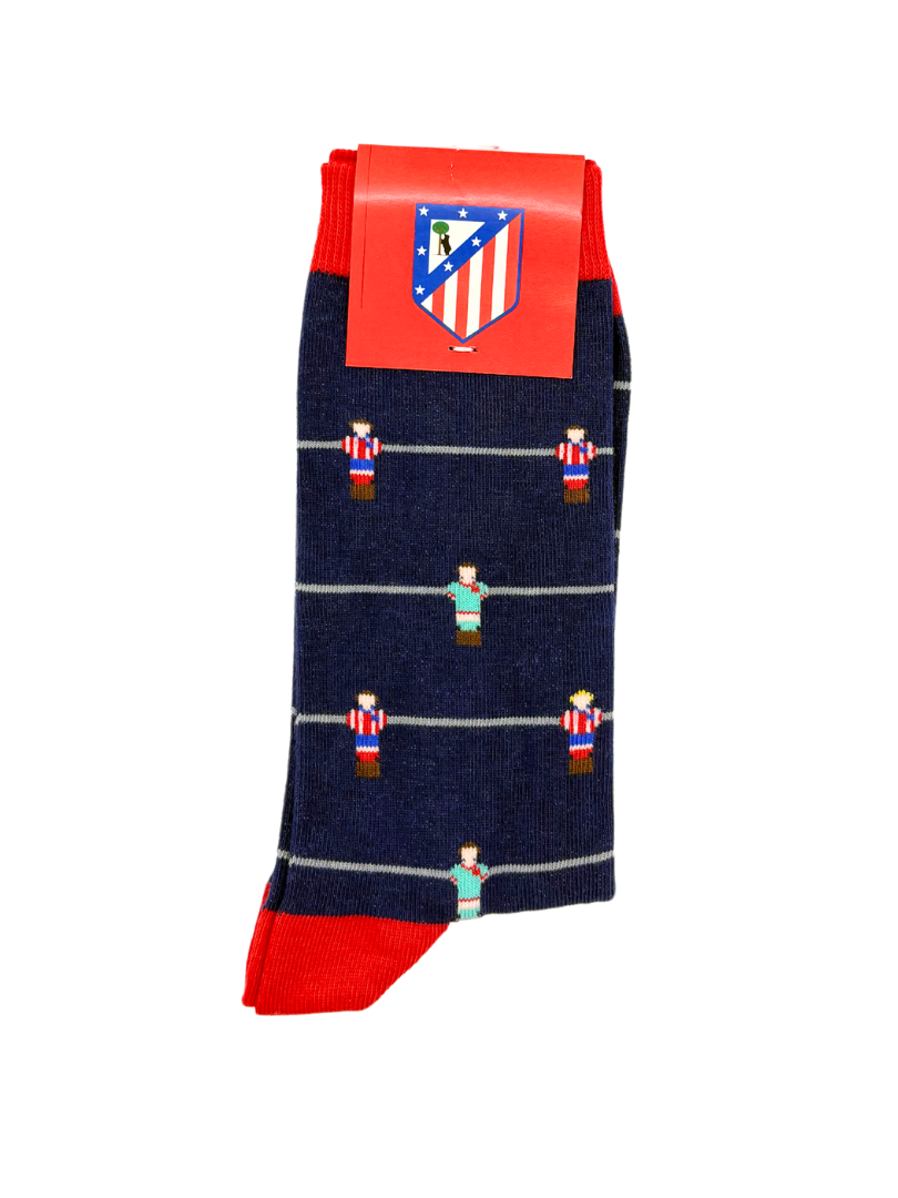 Meias licenciadas Atlético de Madrid Futbolín sustentável