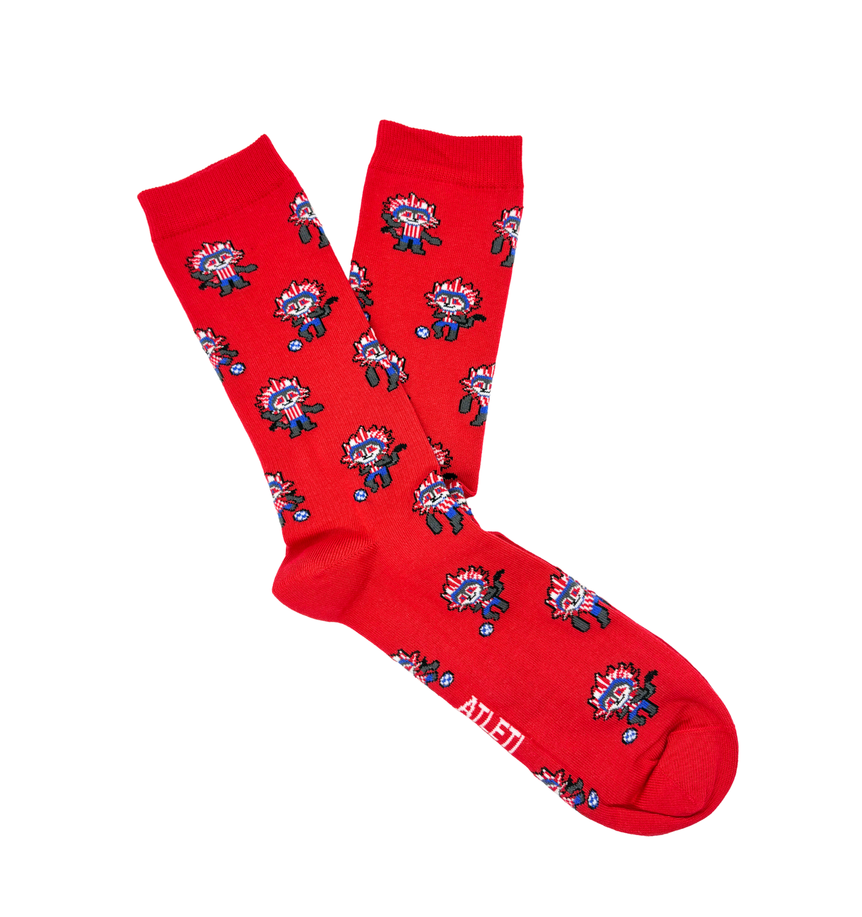 Meias oficiais Atlético de Madrid Indi Rojo - CHULÉ algodão orgânico