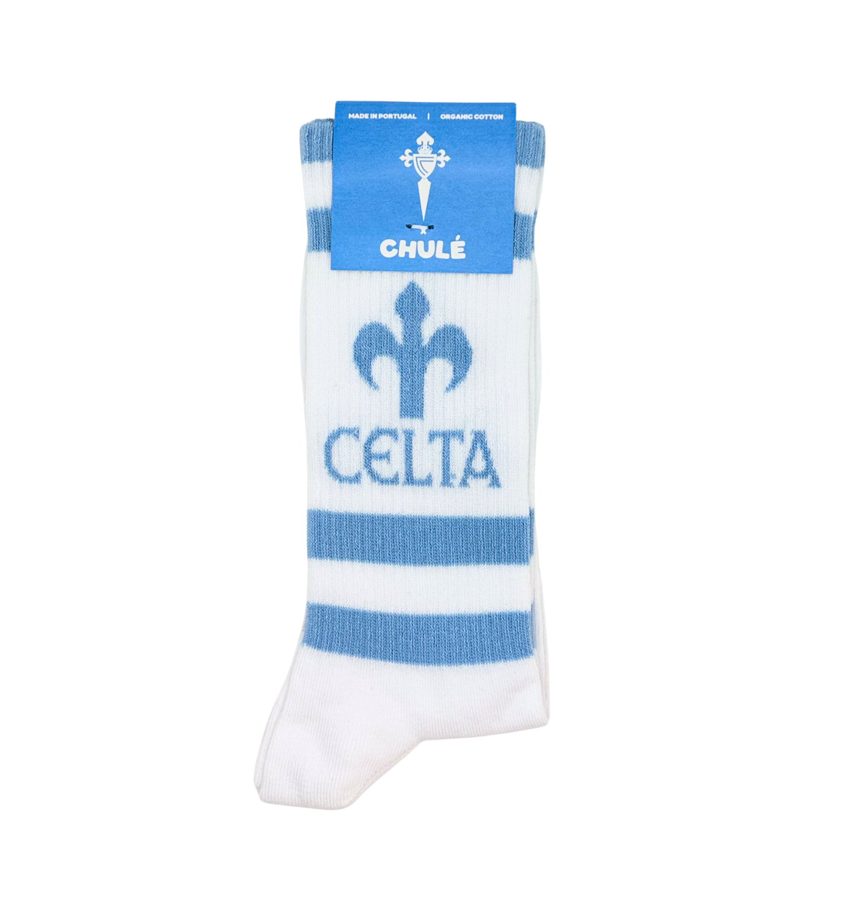 Meias oficiais Celta de Vigo Flor  Lis - CHULÉ algodão orgânico