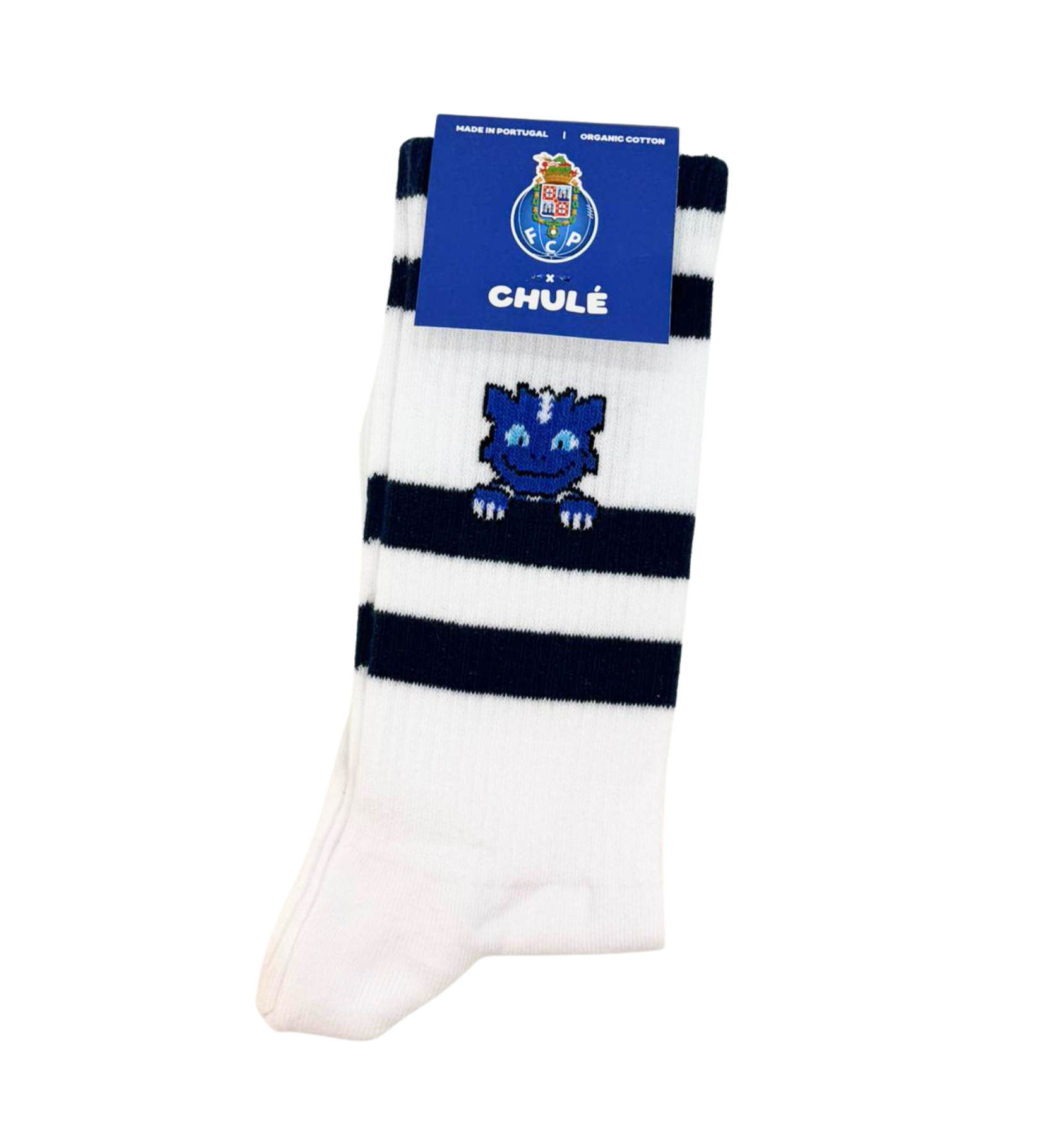 Meias FC Porto Draco Riscas algodão orgânico certificado
