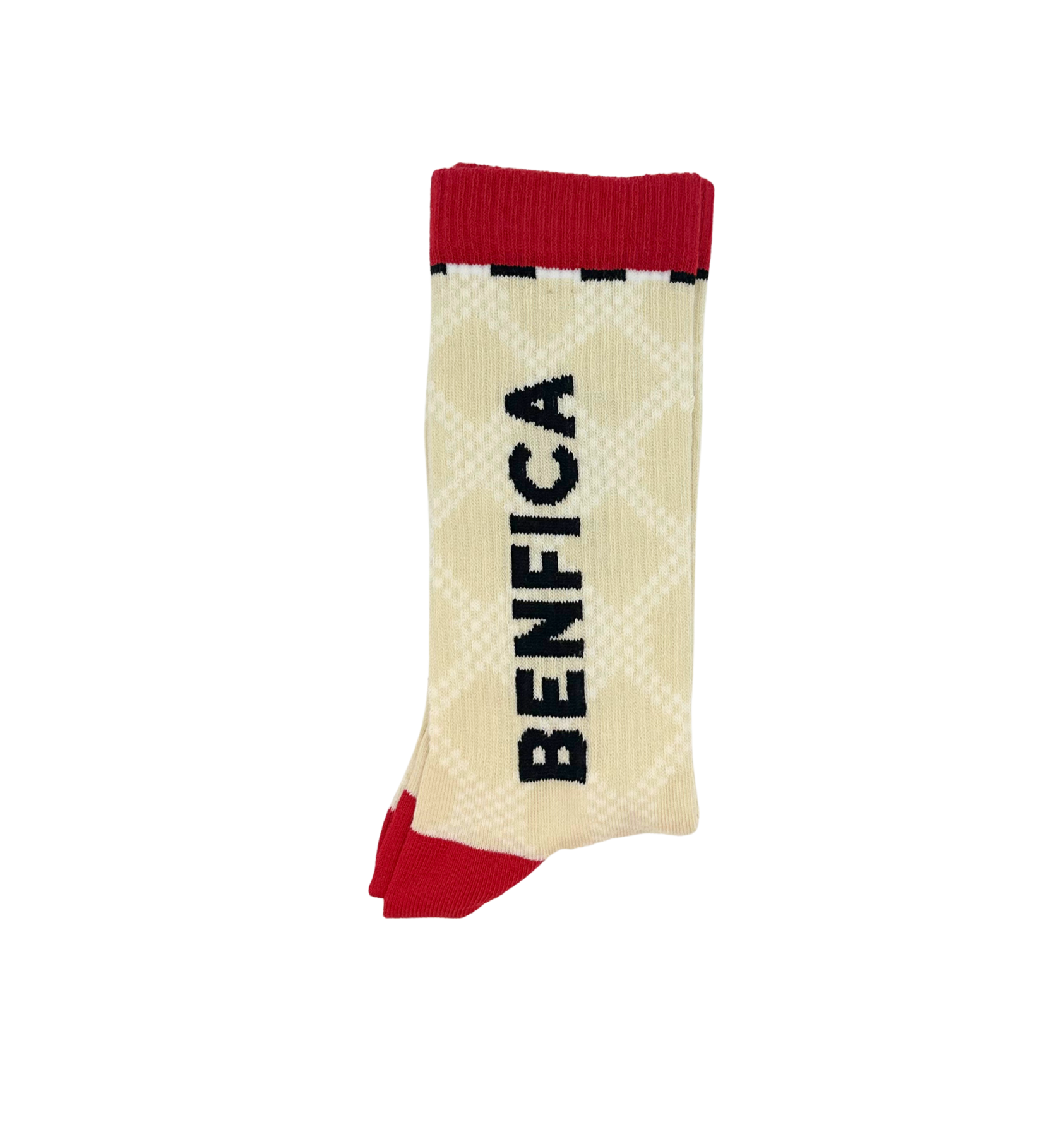 Meias SL Benfica 25/26 - Equipamento alternativo creme