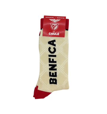 Meias licenciadas Sport Lisboa e Benfica época 2025-2026, equipamento alternativo