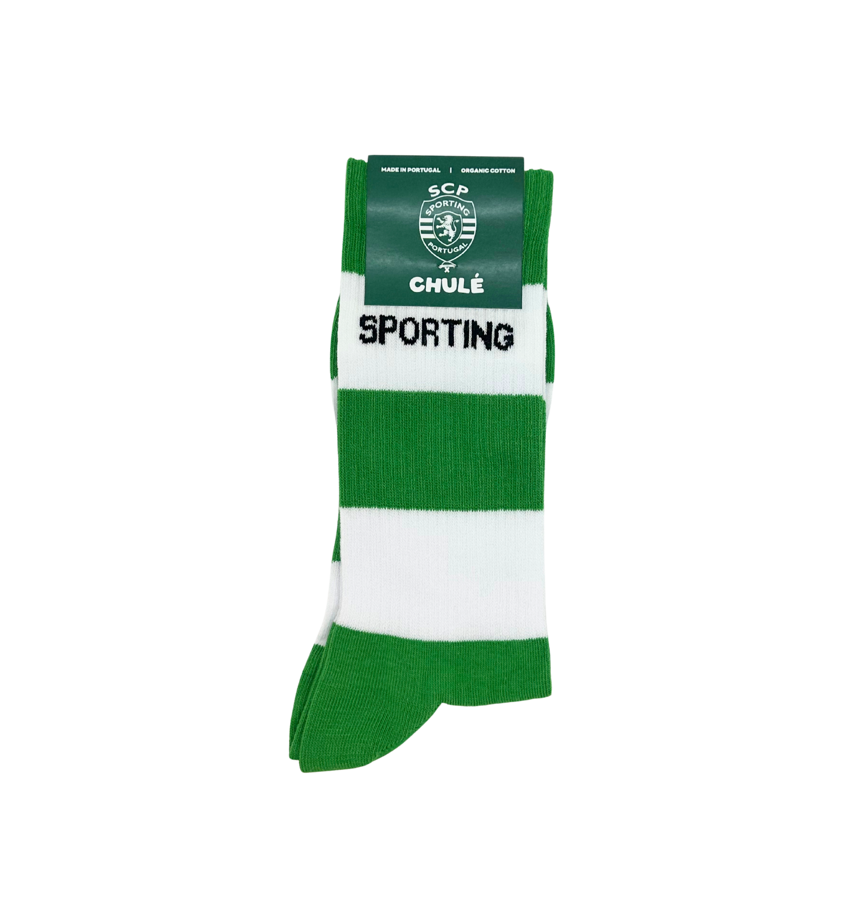 Meias Sporting CP  25/26 - Equipamento principal licenciado sustentável