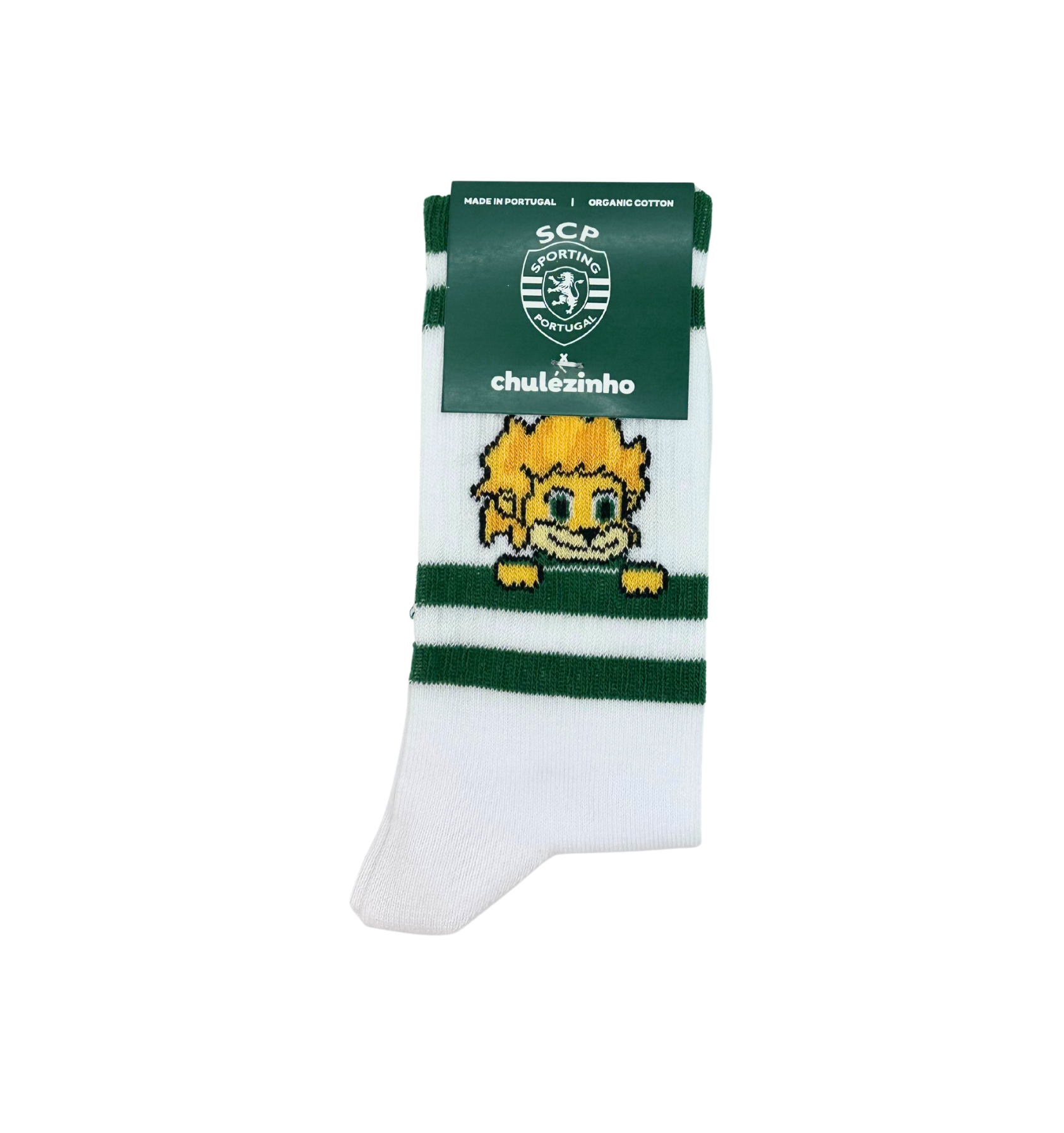 Meias Sporting Jubas Stripes- mascote licenciada oficial 