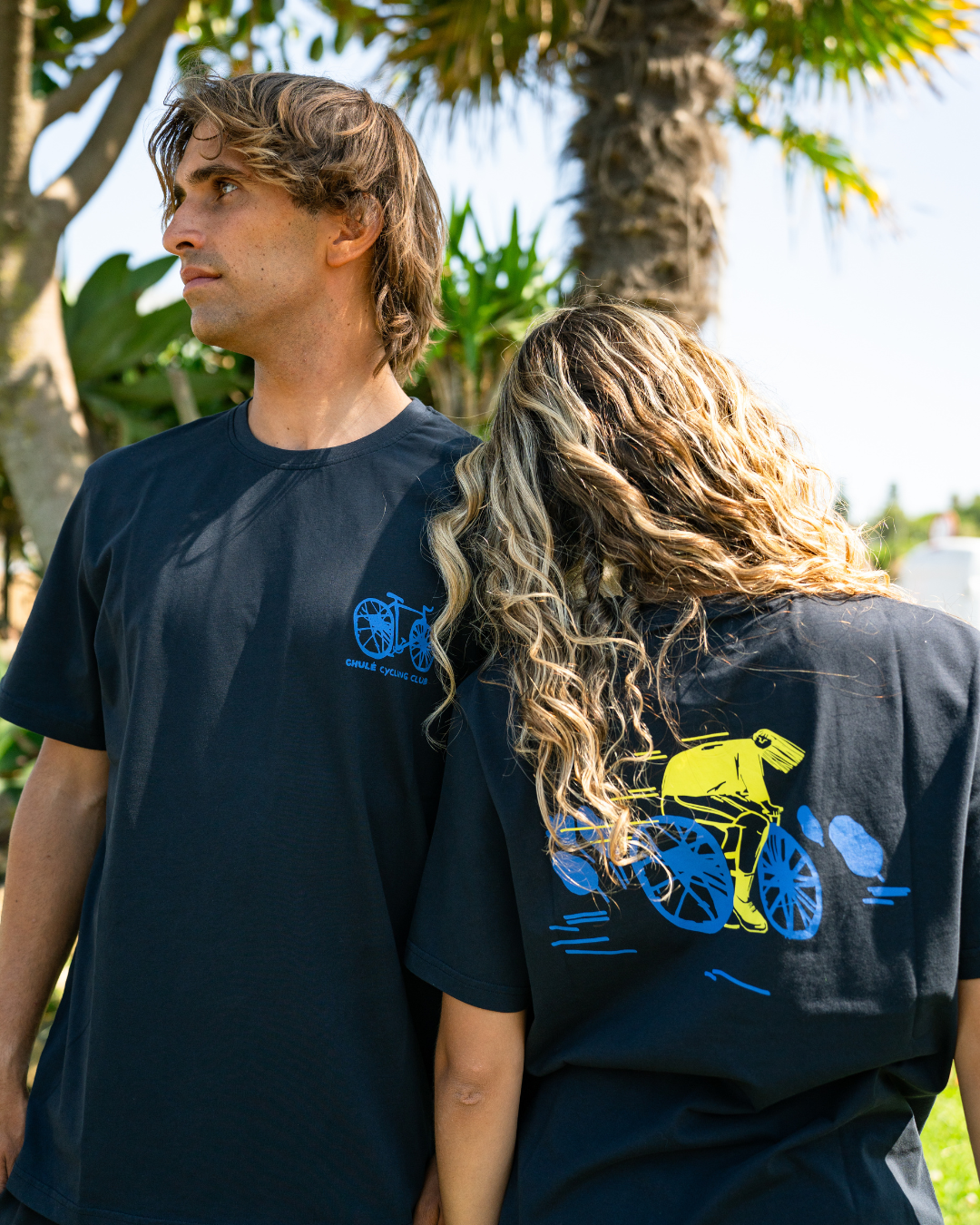 T-shirts Cycling Club CHULÉ - Bicicleta -em algodão orgânico 