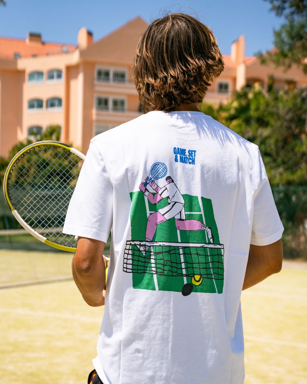 T-shirts CHULE ténis white - produzidas em Portugal