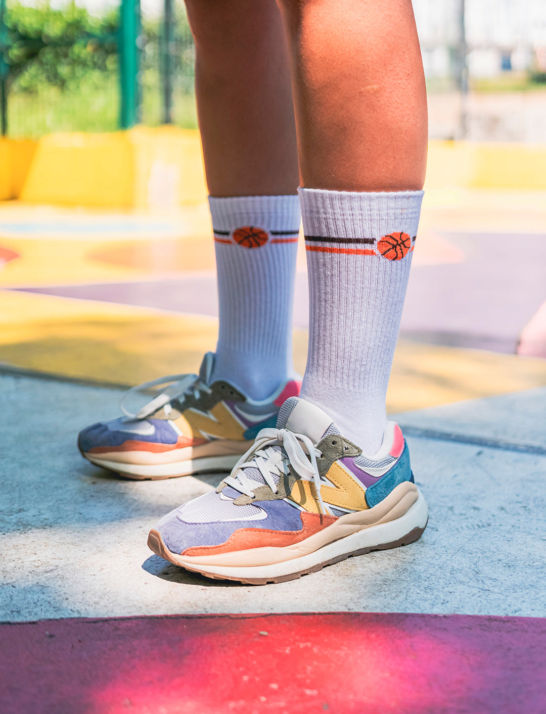 Meias Basket desportivas branco CHULÉ alta performance